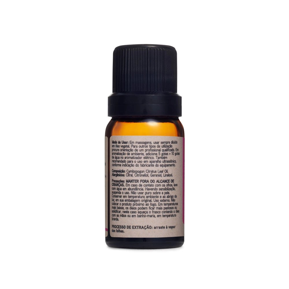 Óleo Essencial Capim Cidreira Via Aroma - 10ml