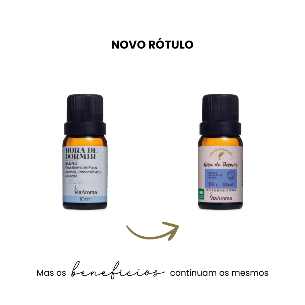 Blend de Óleos Essenciais Hora de Dormir Via Aroma - 10ml