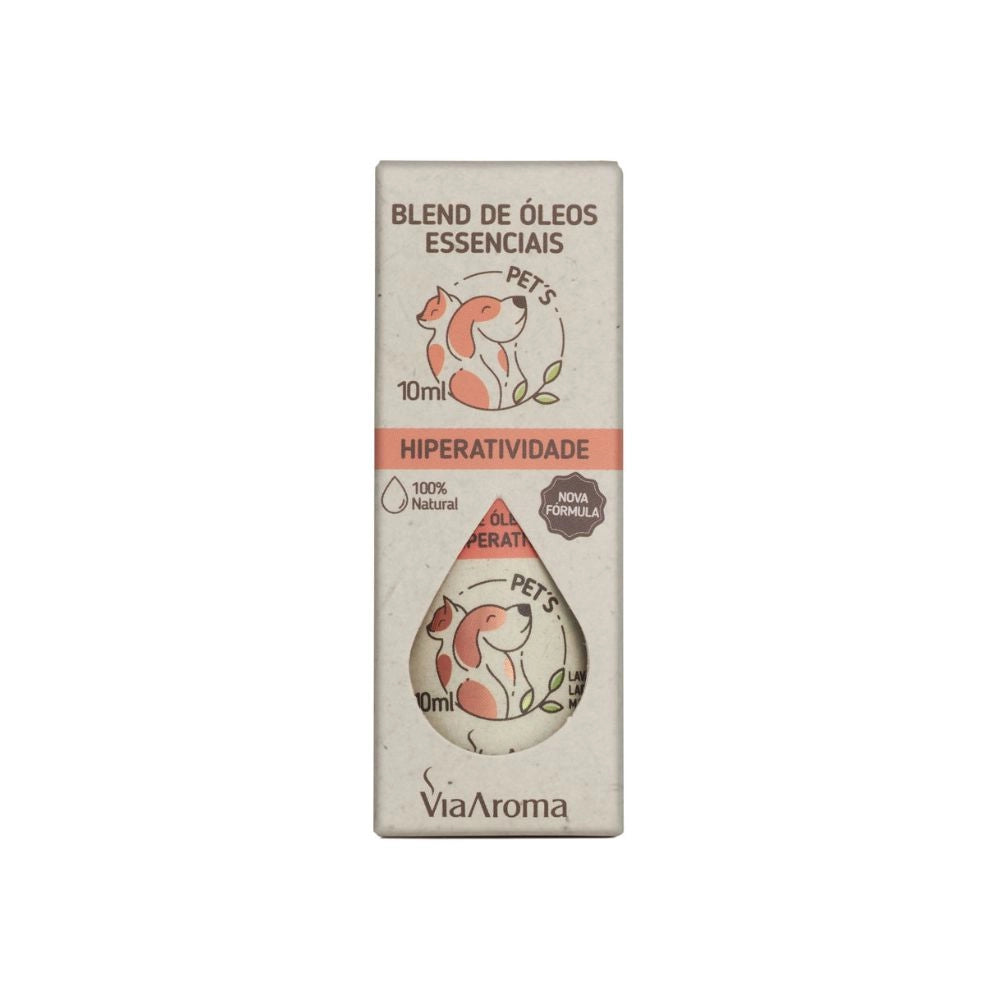 Blend de Óleos Essenciais Pets Hiperatividade Via Aroma - 10ml