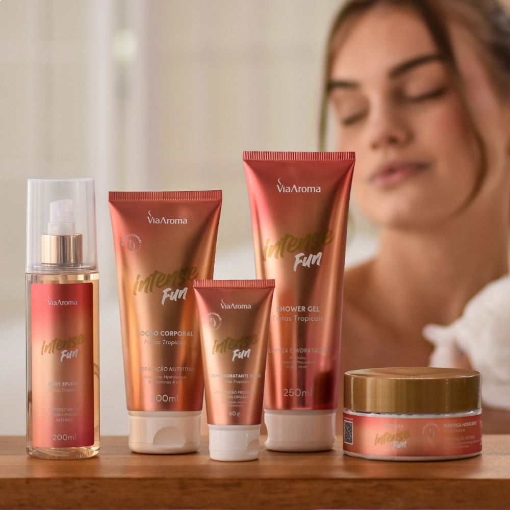 Body Splash Desodorante Intense Fun Via Aroma - 200ml