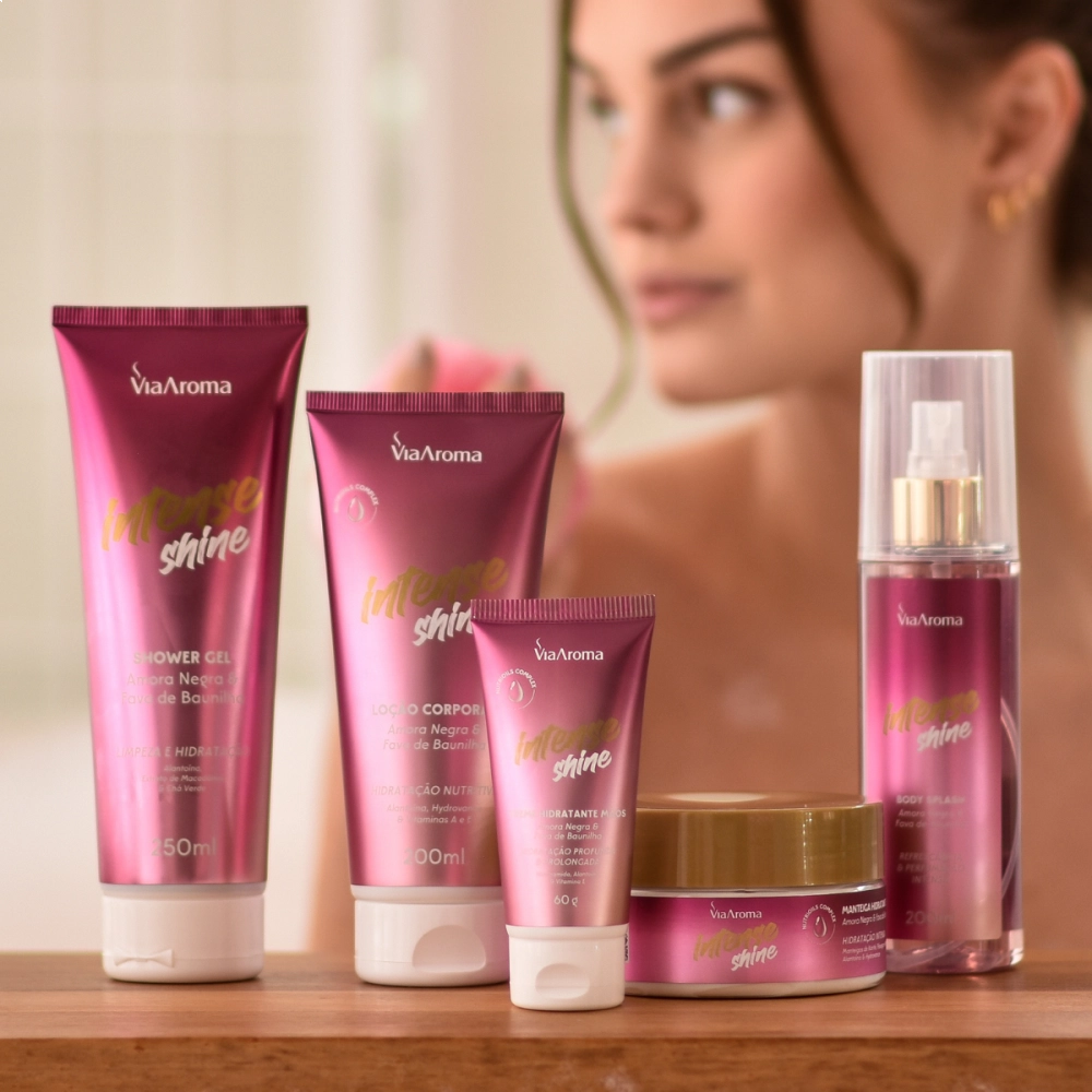 Body Splash Desodorante Intense Shine Via Aroma - 200ml