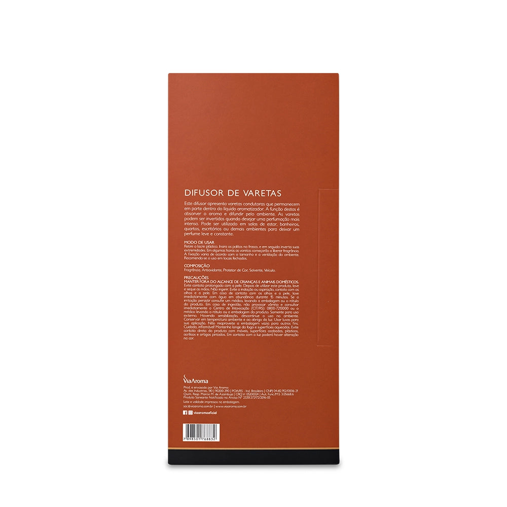 Difusor de Varetas Musk Via Aroma - 200ml