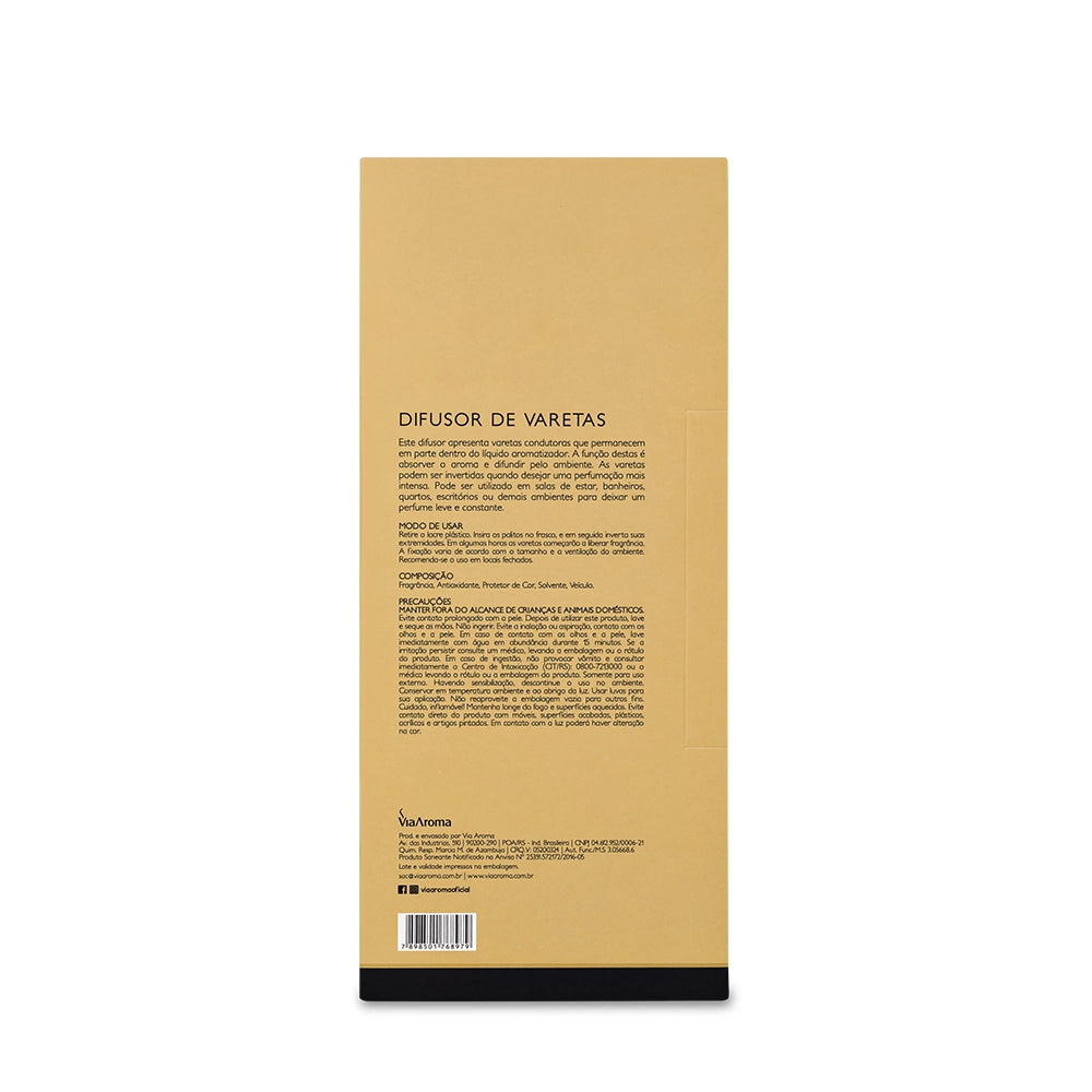 Difusor de Varetas Vanilla Via Aroma - 200ml