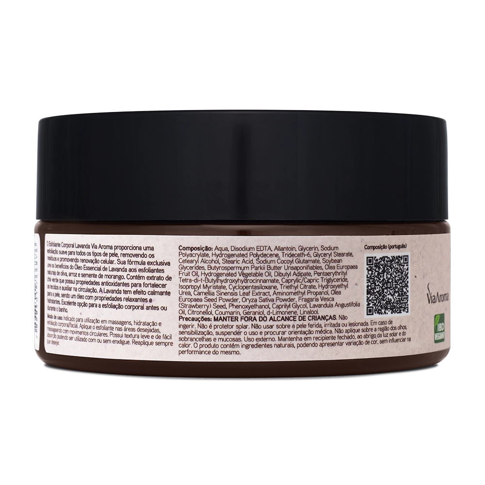 Esfoliante Corporal Lavanda Aromatherapy Via Aroma - 200g