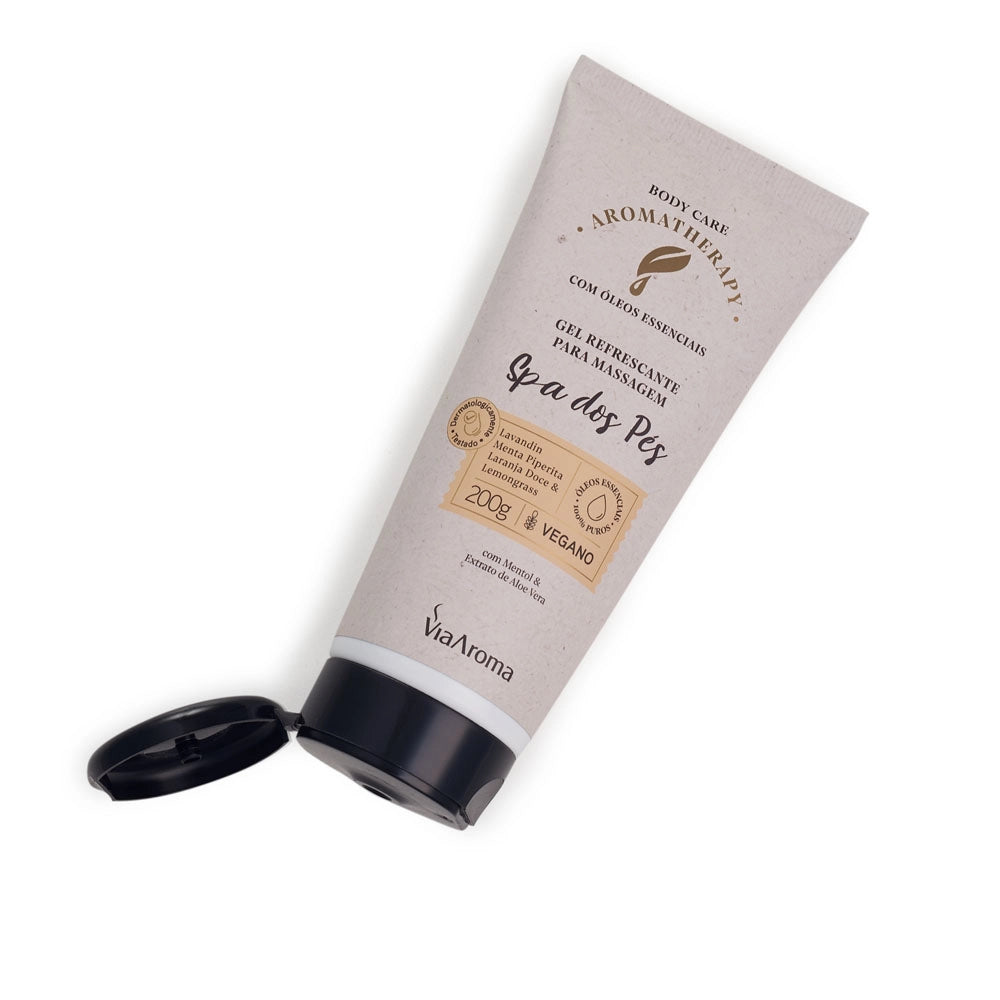 Gel Refrescante para Massagem Spa dos Pés Aromatherapy Via Aroma - 200g