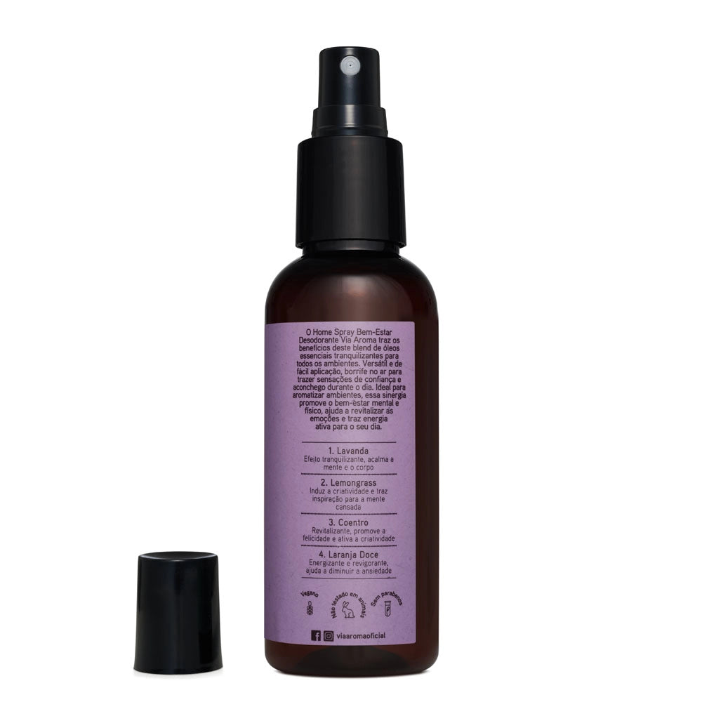 Home Spray Aromatherapy Bem-Estar Via Aroma – 120ml