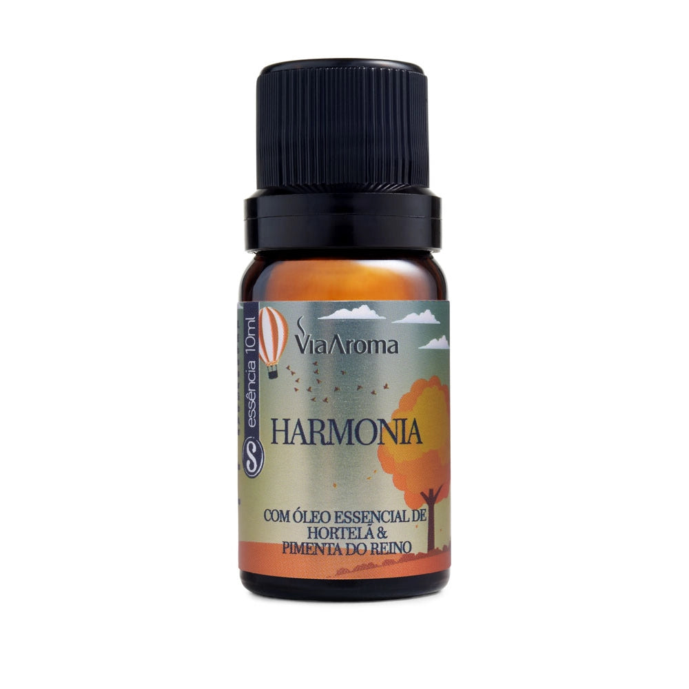 Kit Aromatizador Standard Black mais Essência Via Aroma - Harmonia