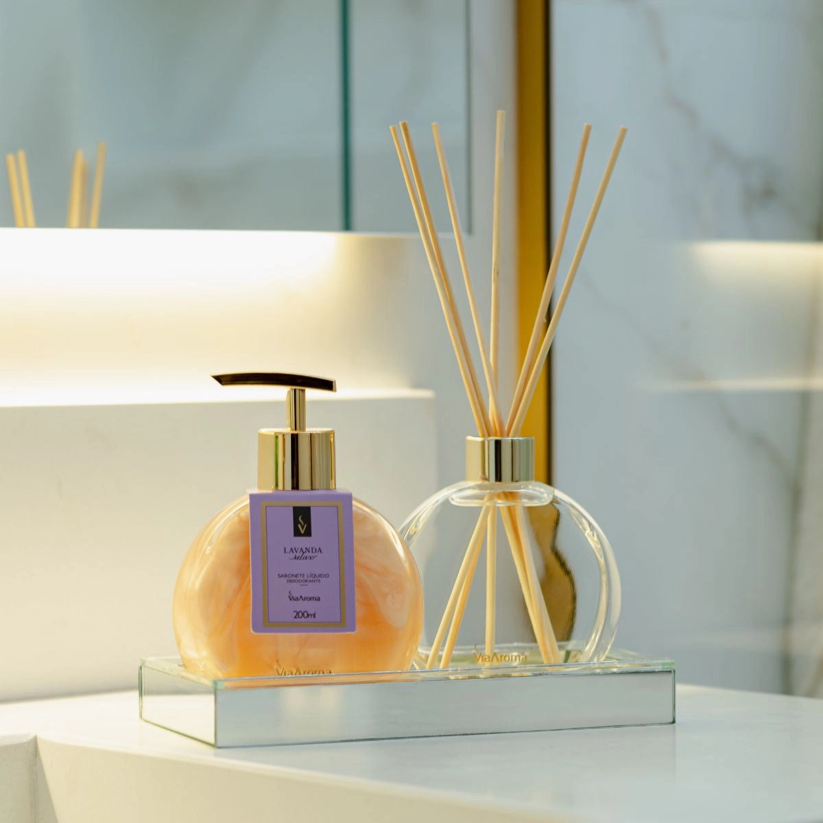 Kit Lavabo Lavanda Via Aroma