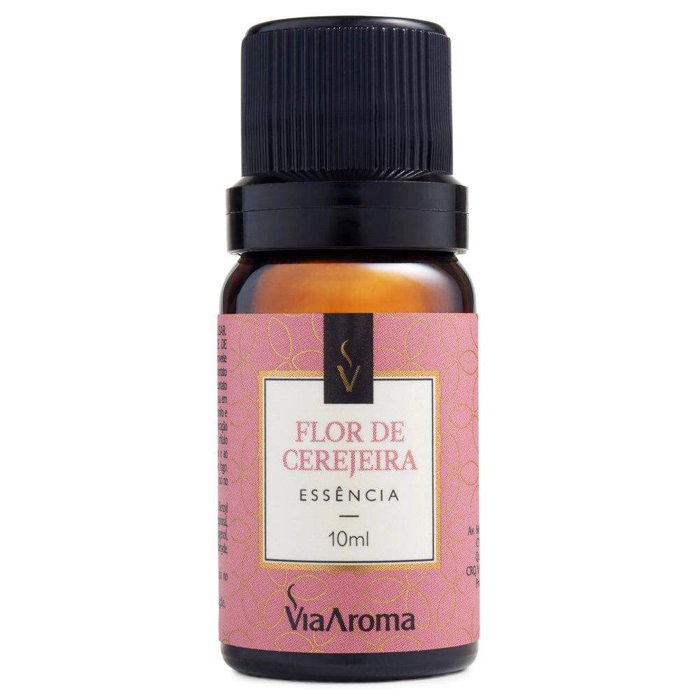 Kit Presente Aromatizador Standard mais 2 Essências Via Aroma - Flor de Cerejeira e Vanilla
