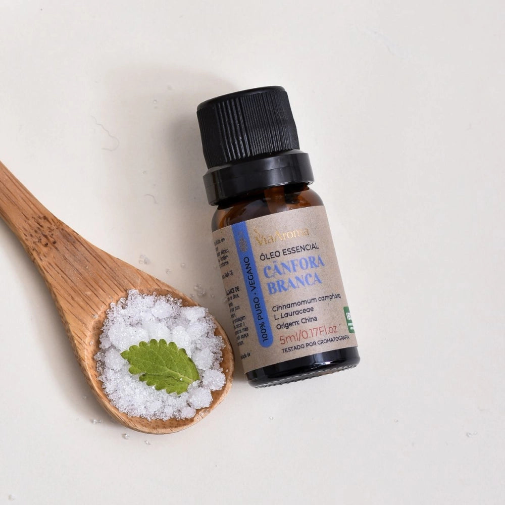 Óleo Essencial Cânfora Branca Via Aroma - 5 ml