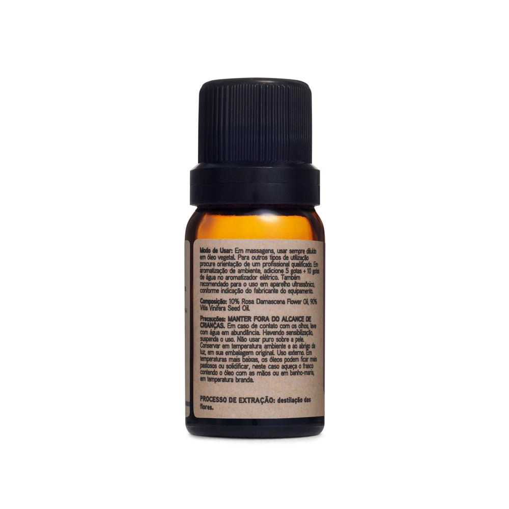 Óleo Essencial Rosa Damascena DILUÍDO 10% Via Aroma - 10ml