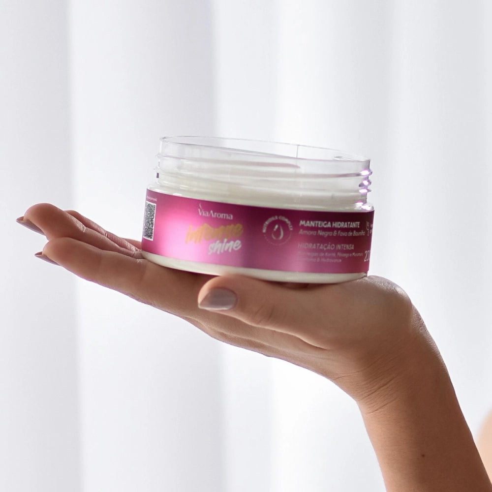 Manteiga Hidratante Desodorante Intense Shine Via Aroma - 200g