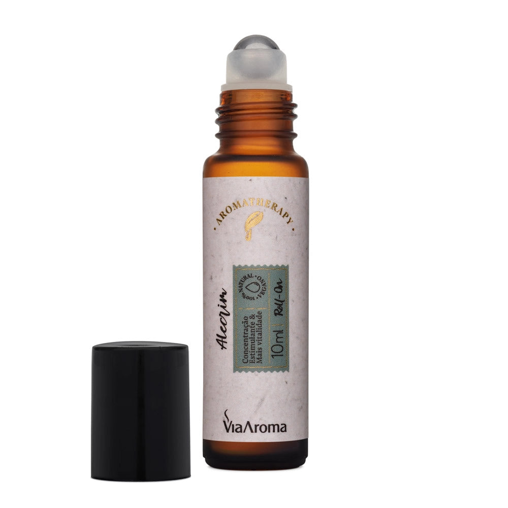 Roll-On Óleo Essencial Alecrim Via Aroma - 10ml