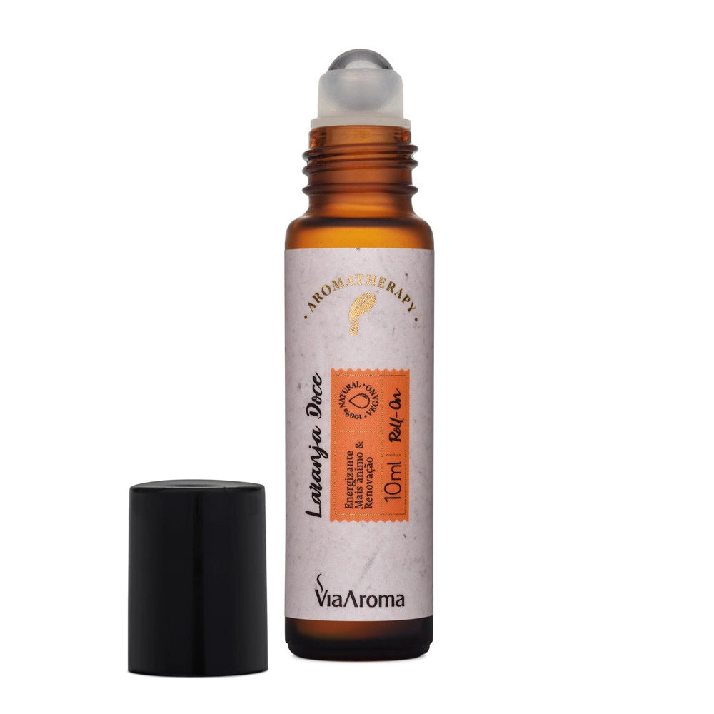 Roll-On Óleo Essencial Laranja Doce Via Aroma - 10ml