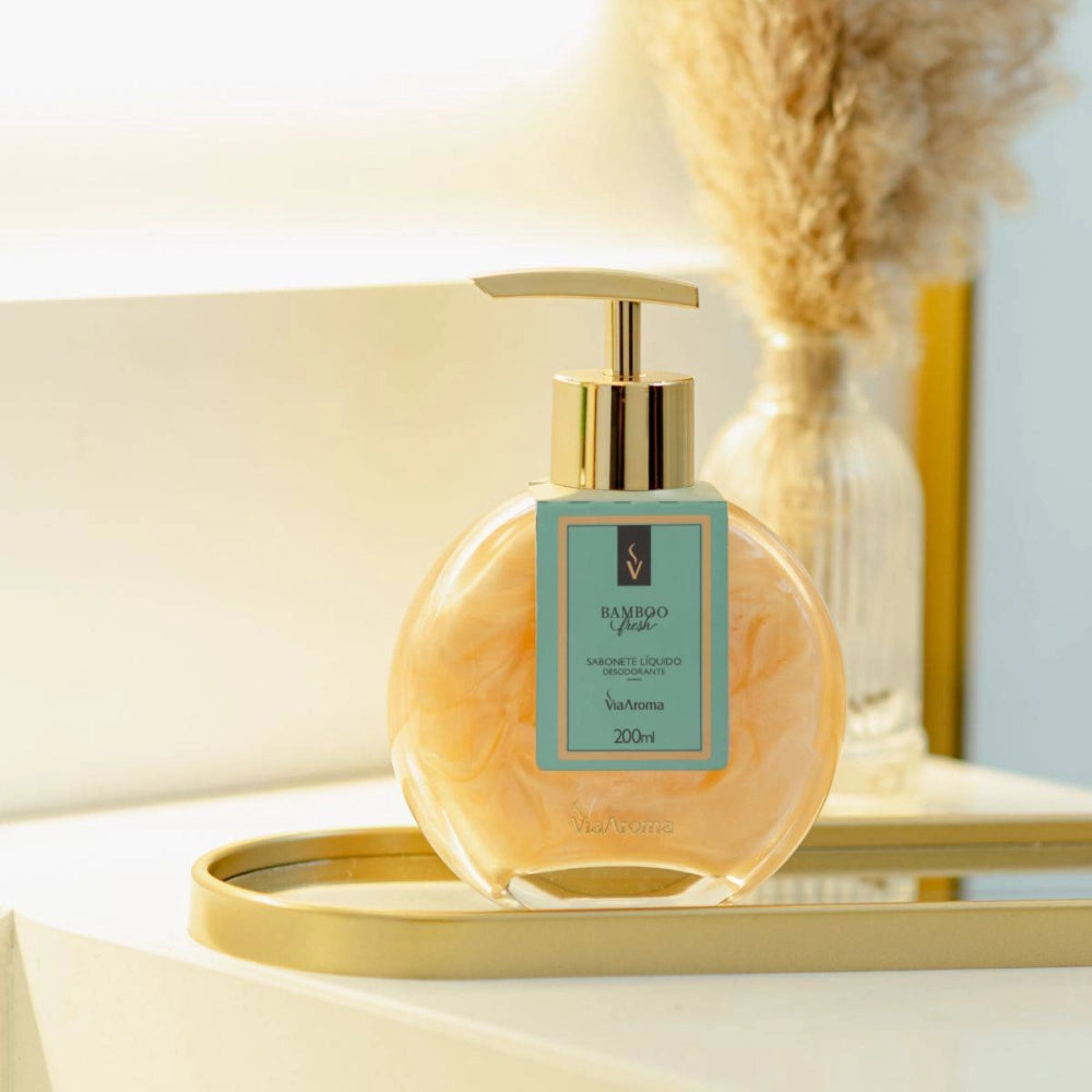 Sabonete Líquido Desodorante Bamboo Via Aroma - 200ml