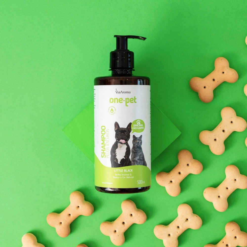 Shampoo One Pet Pelos Escuros Via Aroma – 500 ml