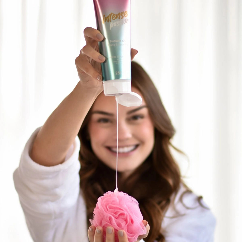 Shower Gel Desodorante Intense Passion Via Aroma - 250ml