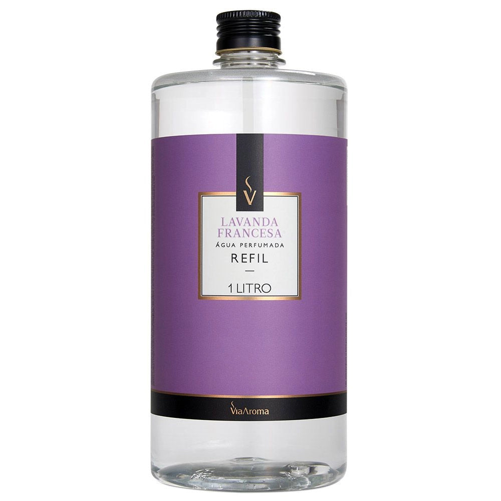Refil Água Perfumada Lavanda Francesa Via Aroma - 1L