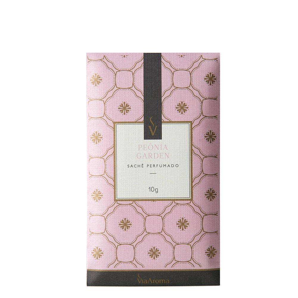 Sachê Perfumado Peônia Garden Via Aroma - 10g