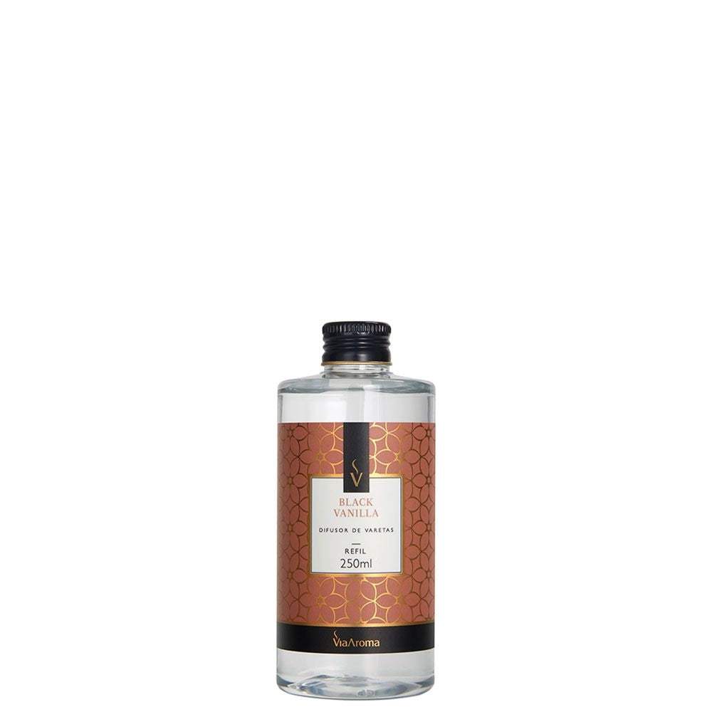 Refil para Difusor de Varetas Black Vanilla Via Aroma - 250ml