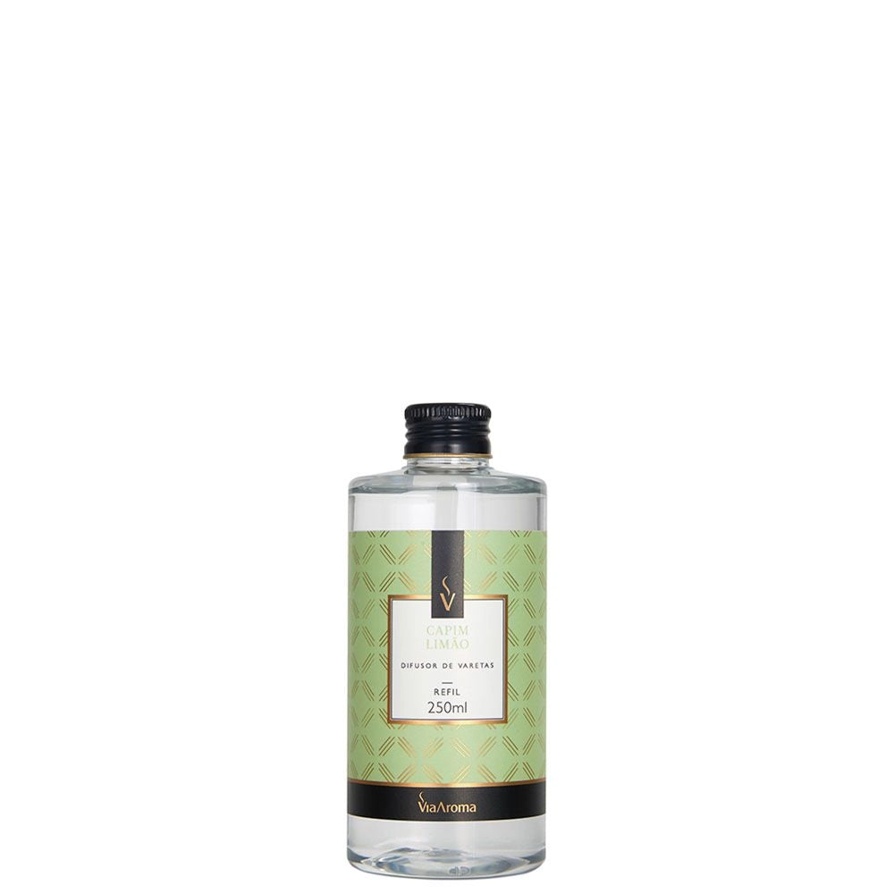 Refil Difusor de Varetas Capim Limão Via Aroma - 250ml