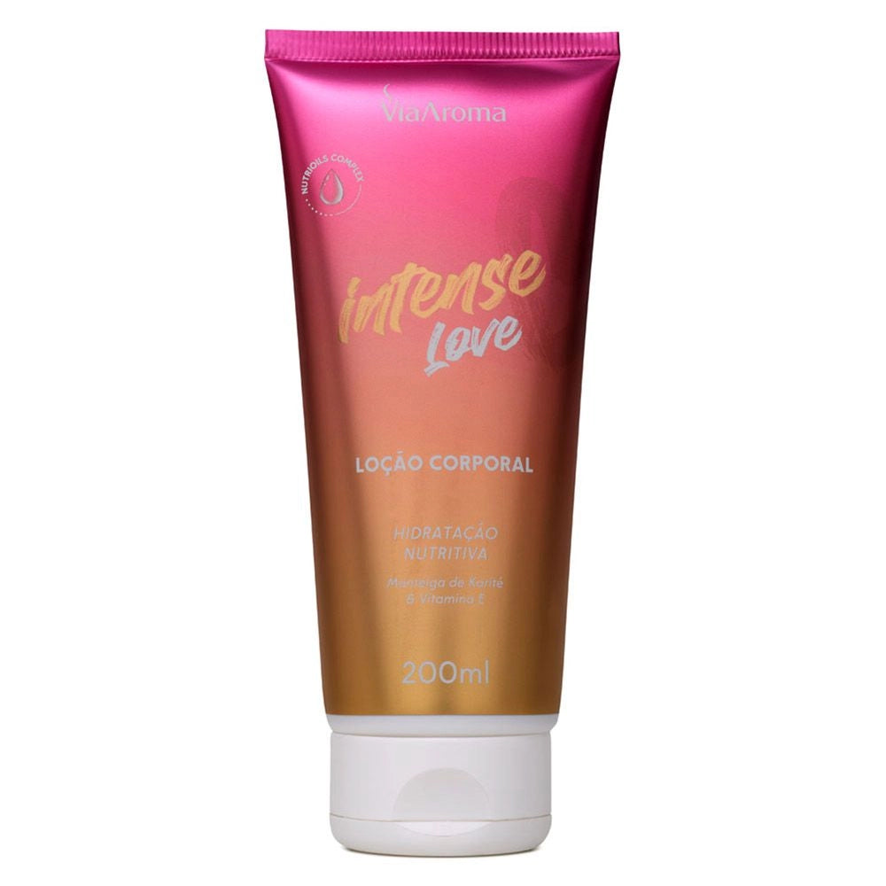 Loção Corporal Desodorante Intense Love Via Aroma - 200ml