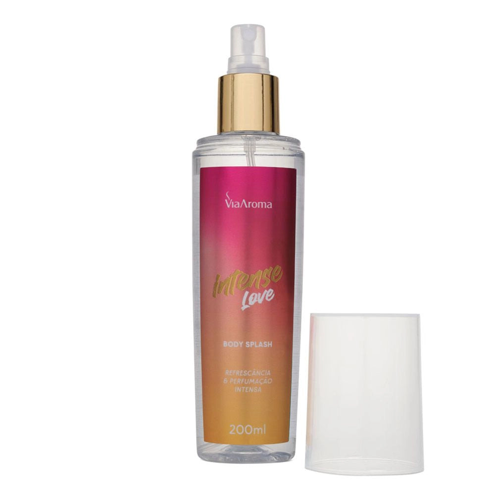 Body Splash Desodorante Intense Love Via Aroma - 200ml