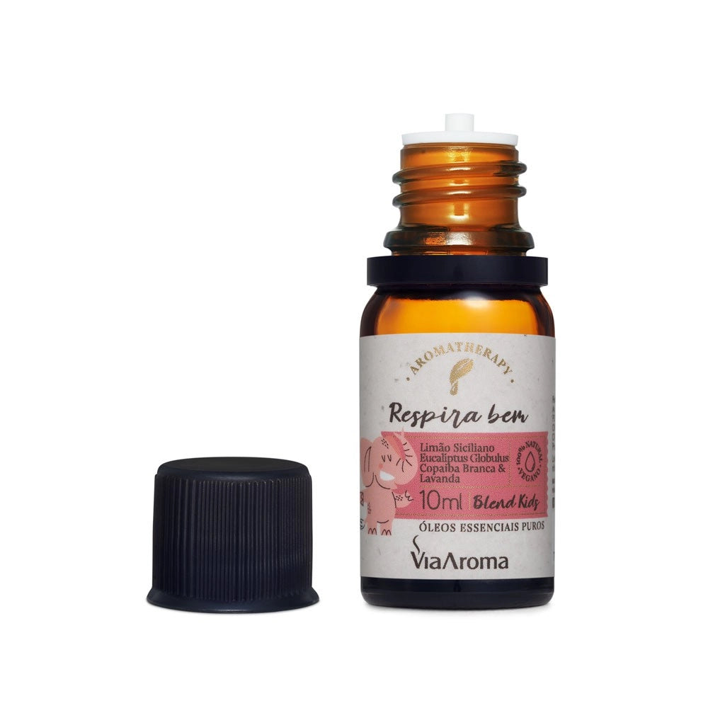 Blend de Óleos Essenciais Kids Respira bem Via Aroma - 10ml
