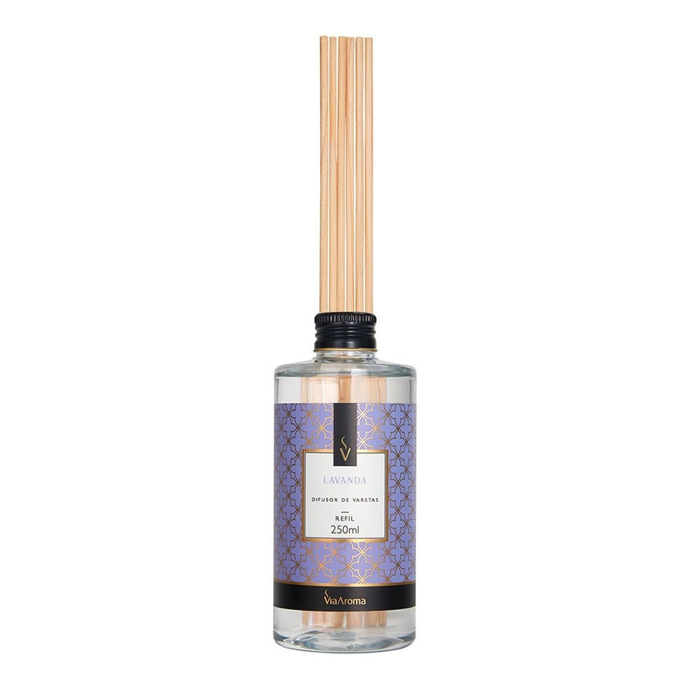 Refil Difusor de Varetas Lavanda Via Aroma - 250ml