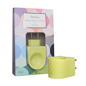 Difusor Aromatizador Elétrico Colors Via Aroma - Limão