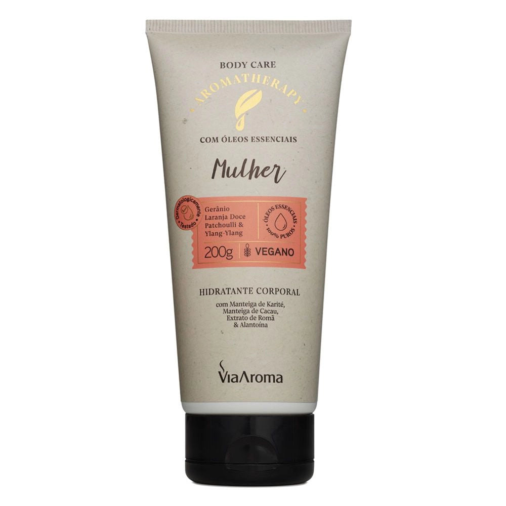 Hidratante Corporal Mulher Aromatherapy Via Aroma - 200g