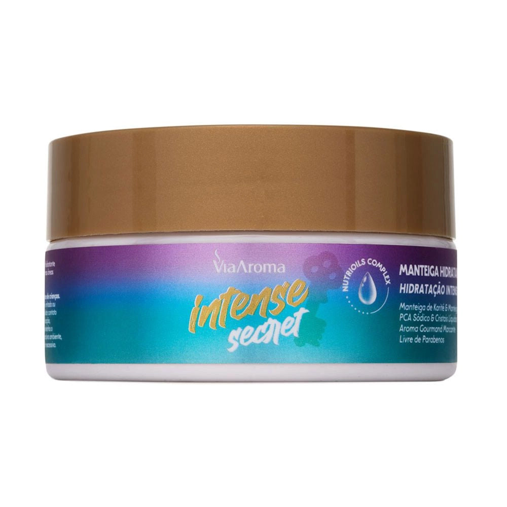 Manteiga Hidratante Desodorante Intense Secret Via Aroma - 200g