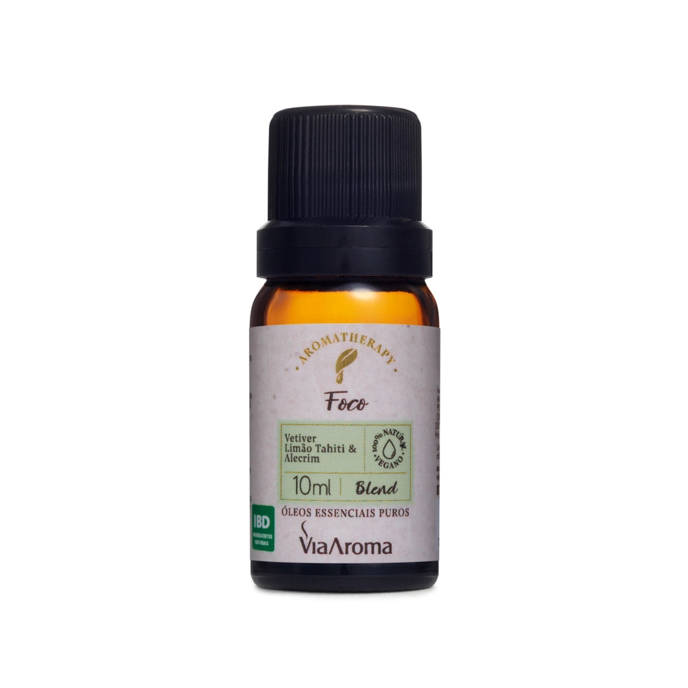 Blend de Óleos Essenciais Foco Via Aroma - 10ml
