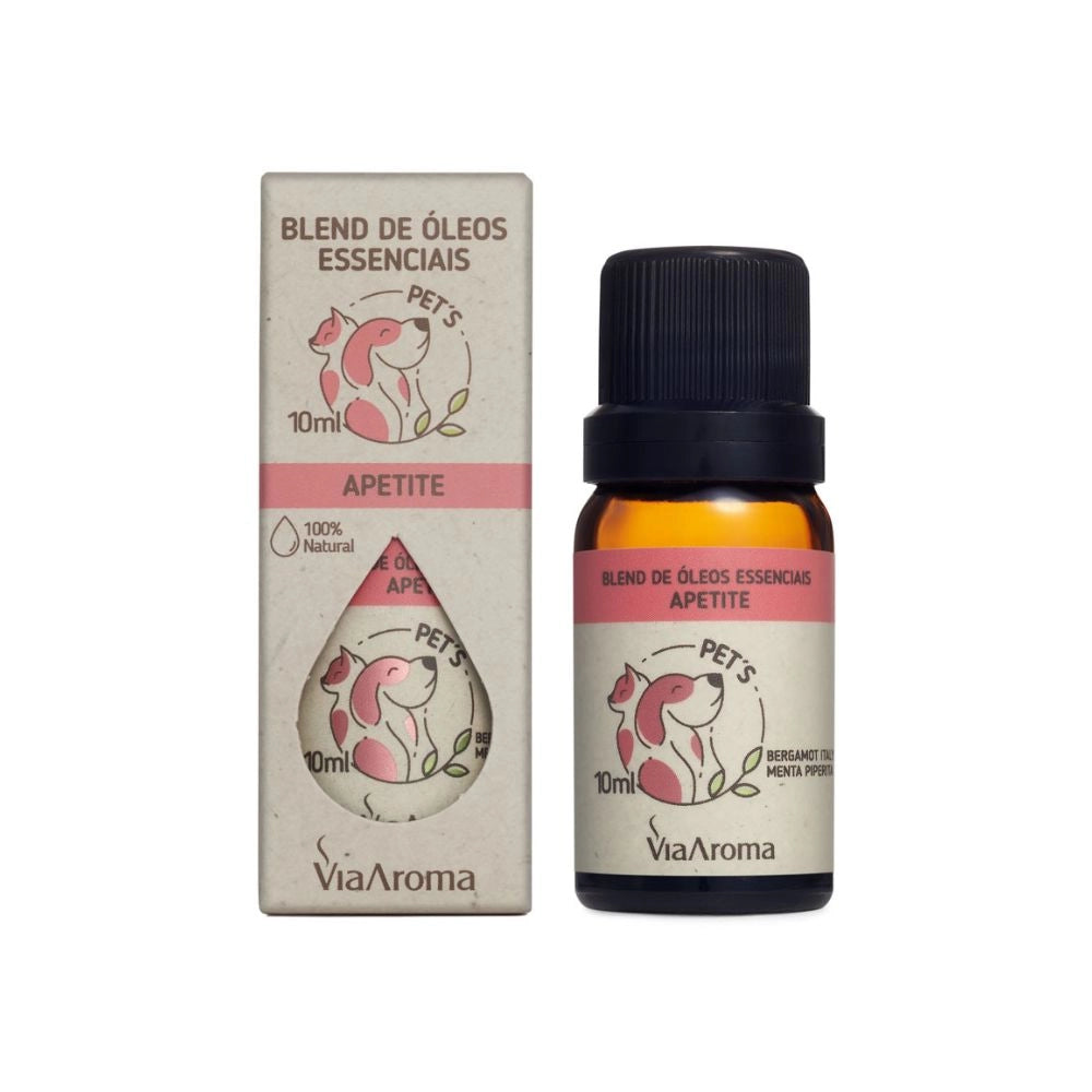 Blend de Óleos Essenciais Pets Apetite Via Aroma - 10ml