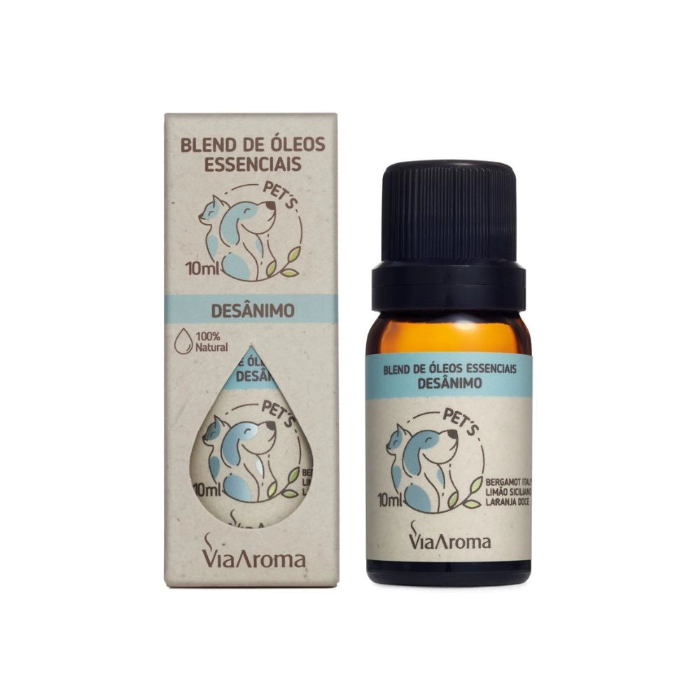 Blend de Óleos Essenciais Pets Desânimo Via Aroma - 10ml