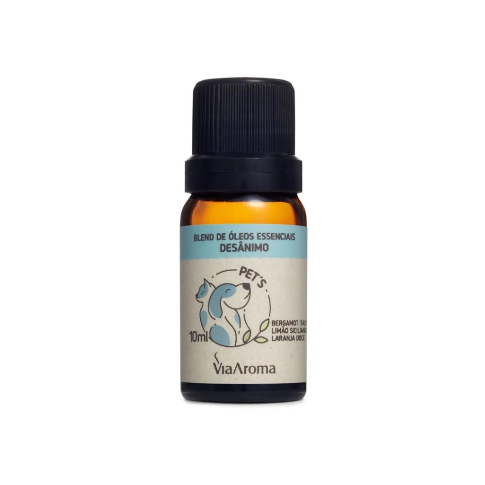 Blend de Óleos Essenciais Pets Desânimo Via Aroma - 10ml