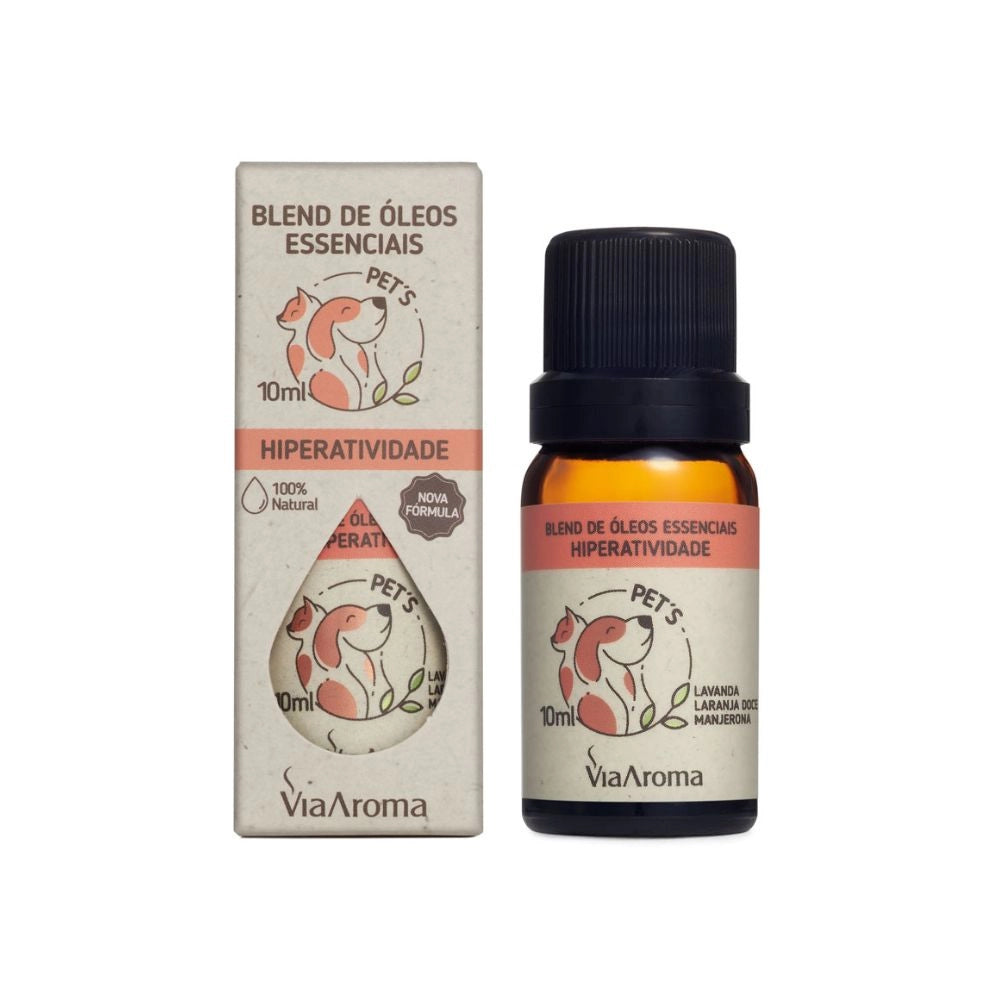 Blend de Óleos Essenciais Pets Hiperatividade Via Aroma - 10ml