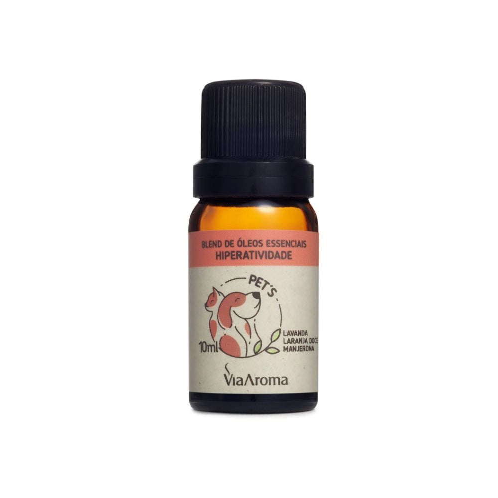 Blend de Óleos Essenciais Pets Hiperatividade Via Aroma - 10ml