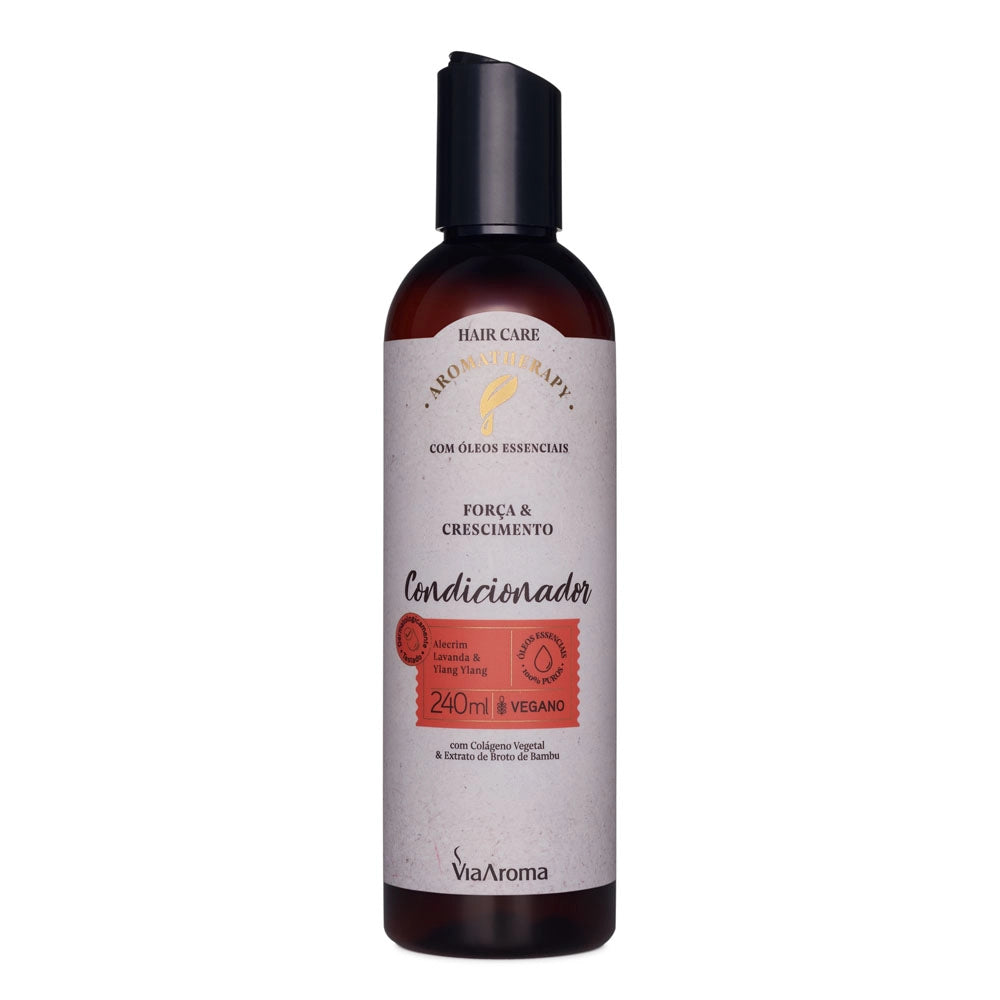 Condicionador Força e Crescimento Aromatherapy Via Aroma - 240ml