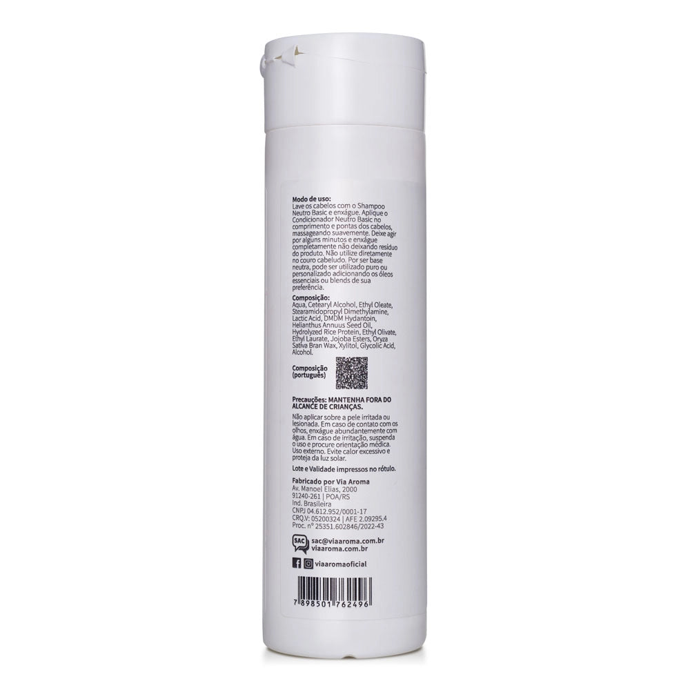 Condicionador Neutro Linha Basic Via Aroma - 250ml