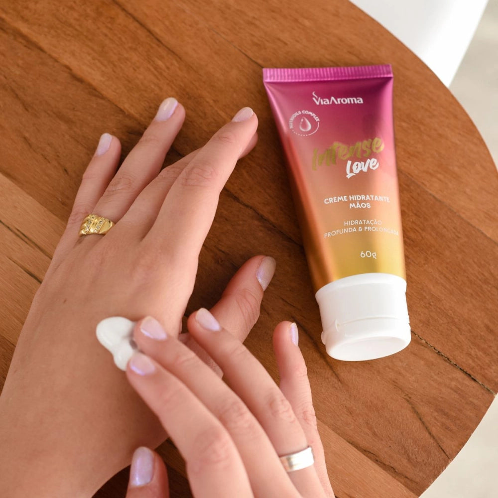 Creme Hidratante Desodorante Mãos Intense Love Via Aroma - 60g