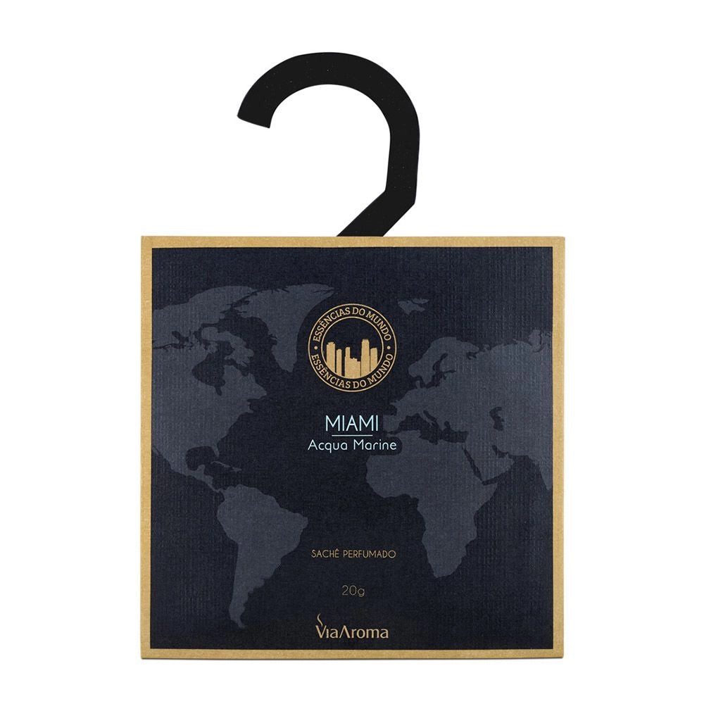 Sachê Perfumado Miami Linha Mundo Via Aroma - 20g