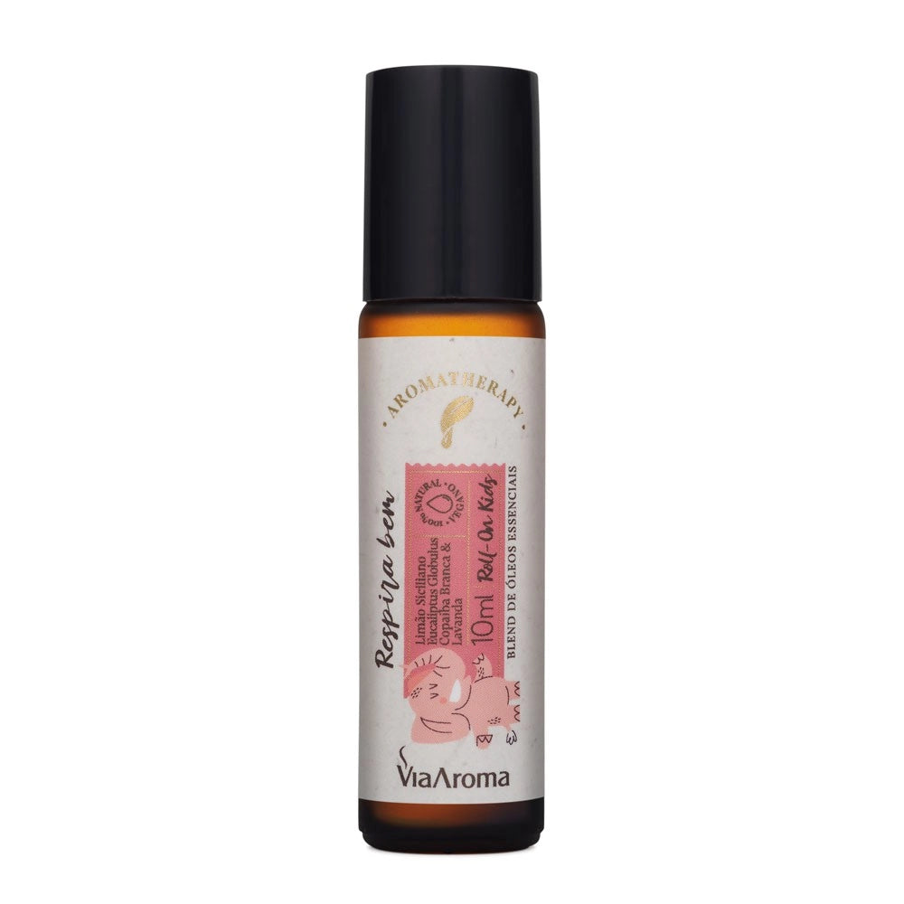 Roll-on Óleos Essenciais Kids Respira bem Via Aroma - 10ml