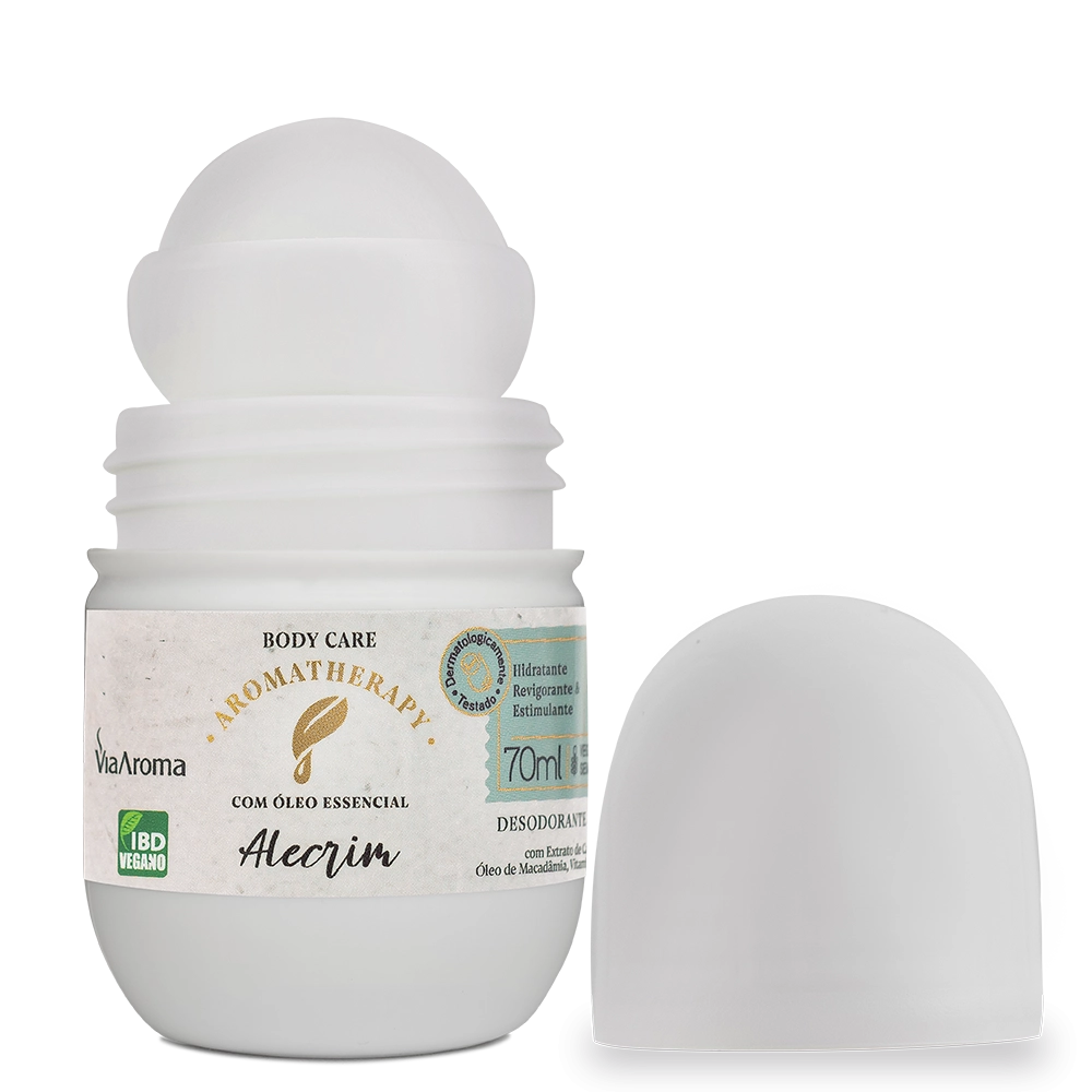 Desodorante Roll-On Alecrim Aromatherapy Via Aroma – 70 ml
