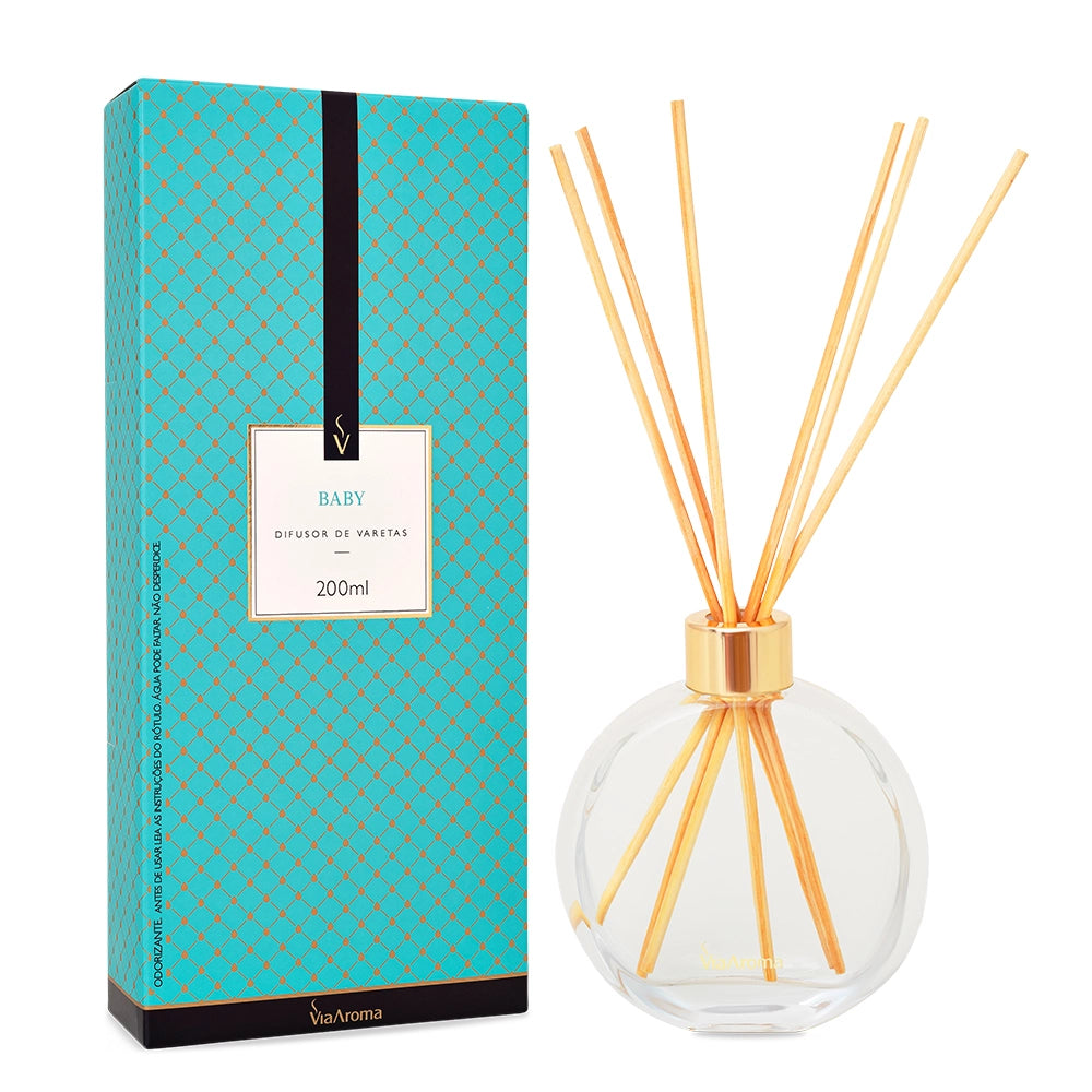 Difusor de Varetas Baby Via Aroma - 200ml