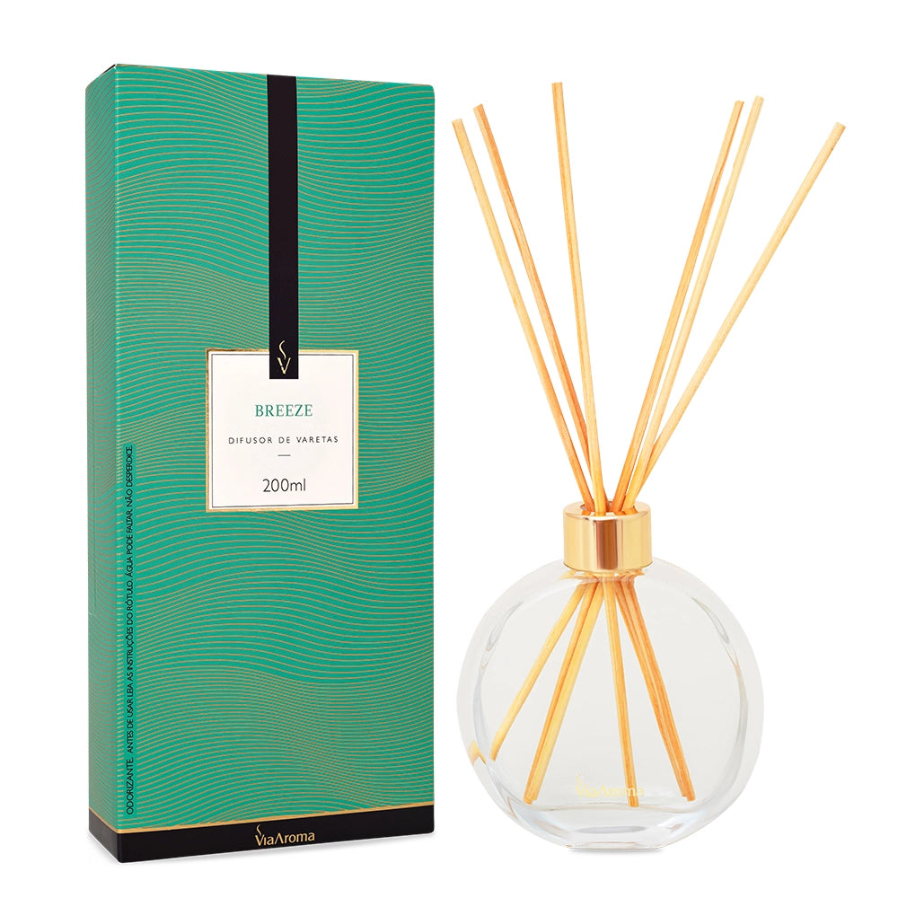 Difusor de Varetas Breeze Via Aroma - 200ml