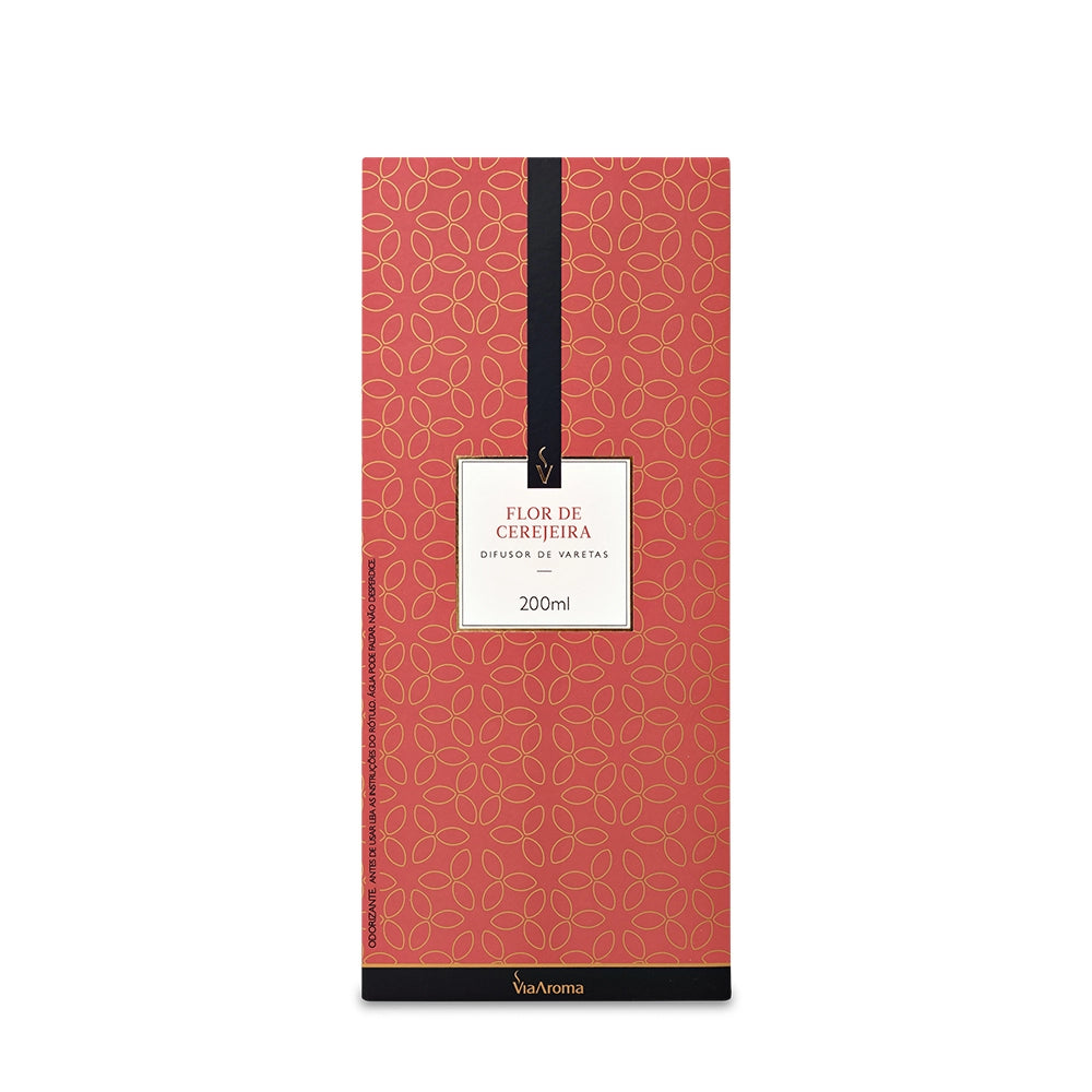 Difusor de Varetas Flor de Cerejeira Via Aroma - 200ml