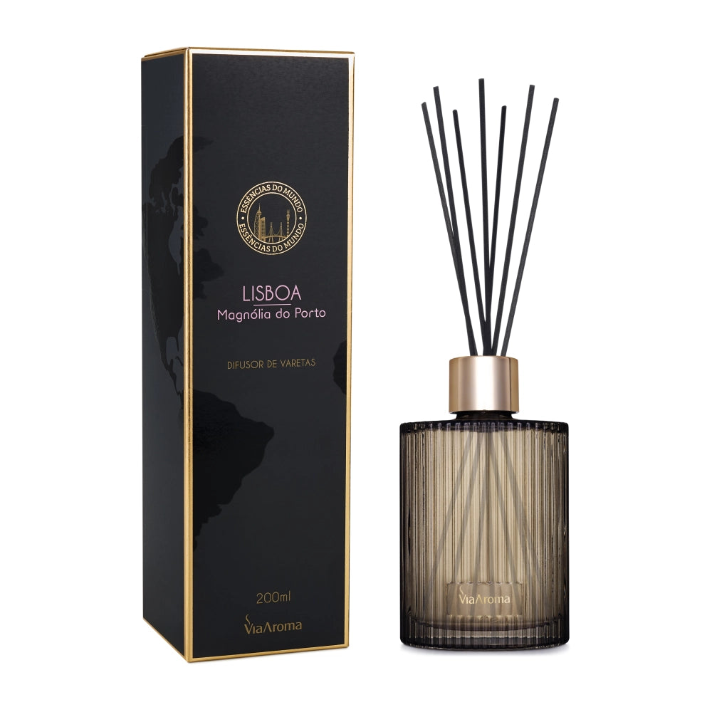 Difusor de Varetas Lisboa Linha Mundo Via Aroma - 200ml