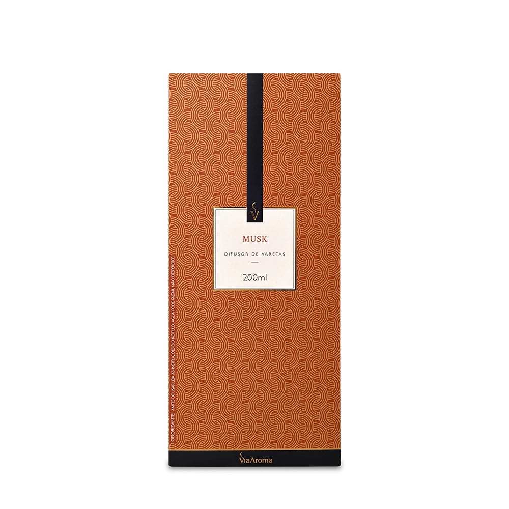 Difusor de Varetas Musk Via Aroma - 200ml