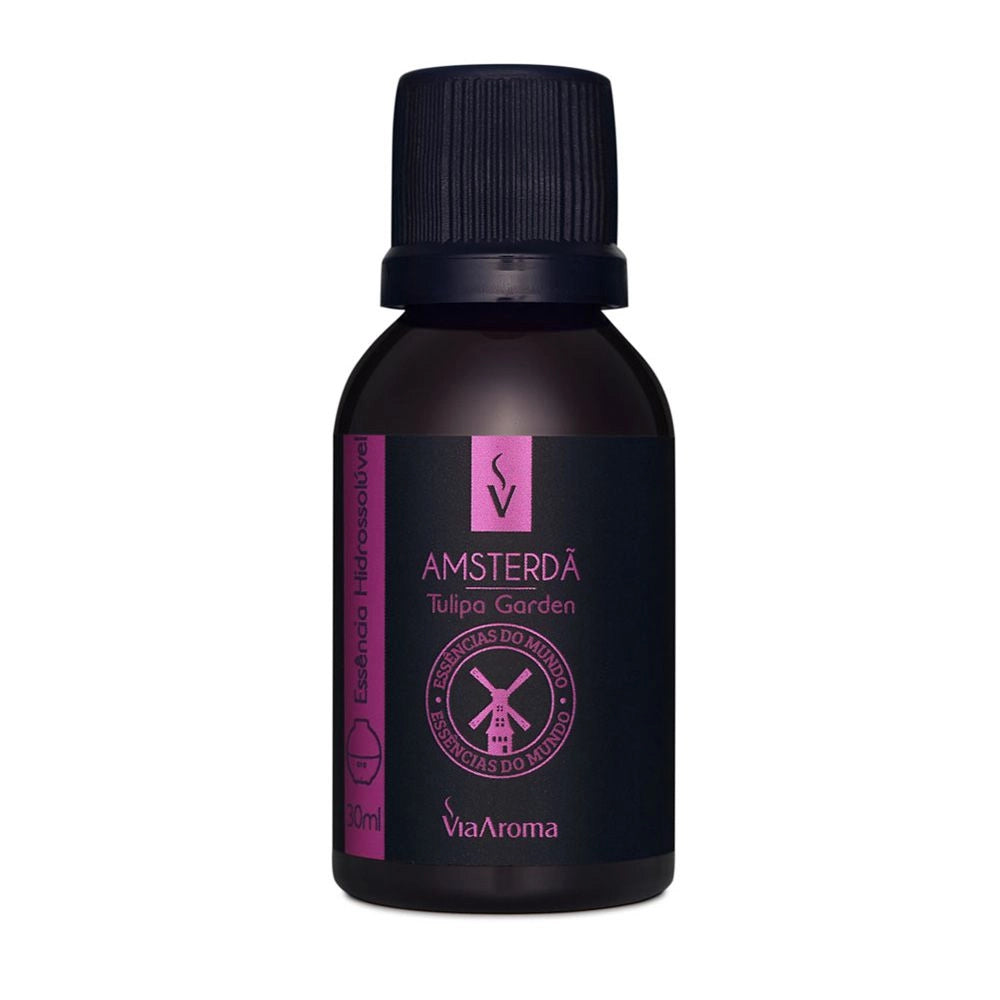 Essência Hidrossolúvel Amsterdã Linha Mundo Via Aroma - 30ml